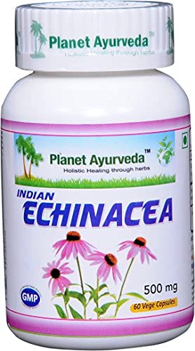 Planet Ayurveda Echinacea 500mg Vegetarian Capsules - 1 Capsules