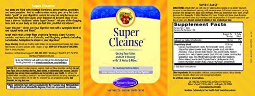 Nature's Secret Super Cleanse Herbal Blend - 100 Tablets - image 3