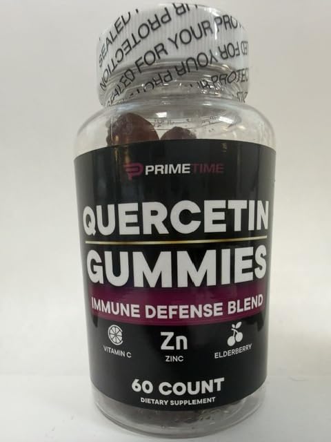Primetime Sports Quercetin Zinc Vitamin C Immune Support Gummies - 120 Count - image 3