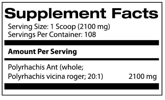 Samsara Herbs Polyrhachis Black Ant 20:1 Extract Powder - 8oz - image 3