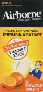 Airborne Vitamin C 1000mg Chewable Tablets Immune Support - 32 Tablets - image 2