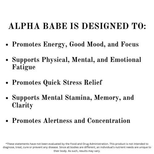 Were In This Together Alpha Babe Nootropic - 60 Capsules - image 2