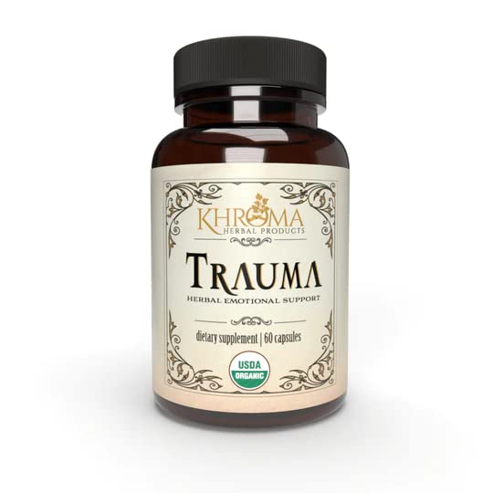 Khroma Herbal Products Trauma Blend Organic Herbal Support - 60 Vegan Capsules