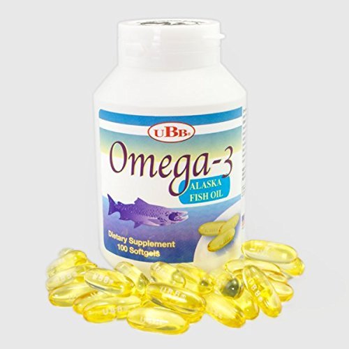 UBB Omega-3 Alaska Fish Oil Dietary Supplement - 100 Softgels