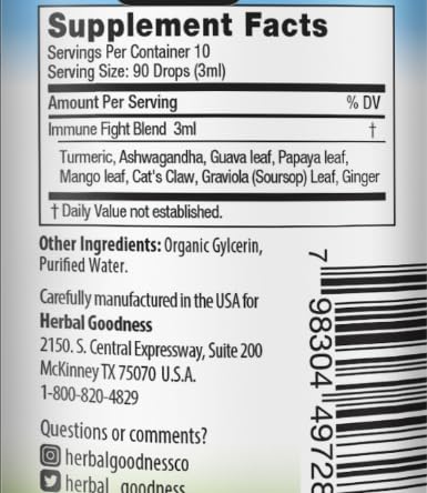 Herbal Goodness Kids Immune Support with Ashwagandha - 1 Fl Oz - image 9