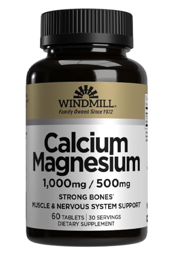 WINDMILL Calcium Magnesium Tablets - 60 Count