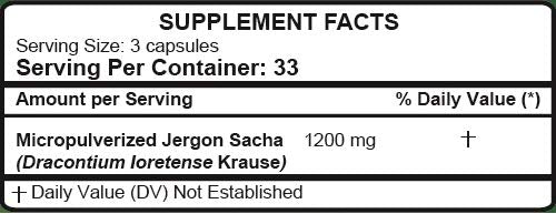 Hanan Peruvian Secrets Jergon Sacha Capsules - 300 Capsules - image 2