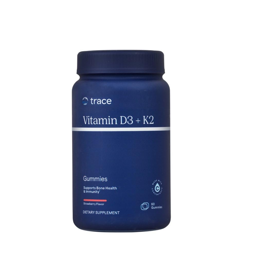 Trace Minerals Vitamin D3 + K2 Gummies - 60 Servings