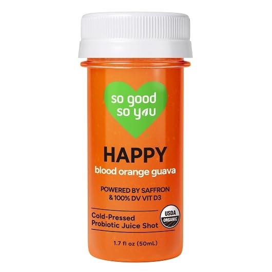 So Good So You Organic Happy Shot Blood Orange Guava - 12 Pack