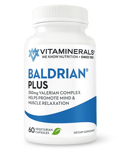 Vitaminerals 33+ Baldrian® Plus Natural Relaxing Support Standardized