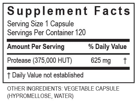 TRANSFORMATION Protease 375K Enzyme Blend - 120 Capsules - image 4