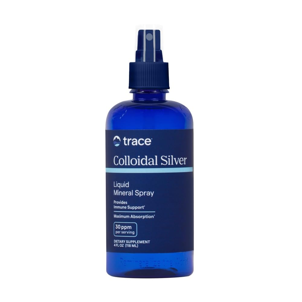 Trace Minerals Colloidal Silver Spray 30 ppm - 4 fl oz