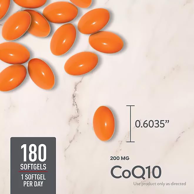 Generic Members Mark CoQ10 200 mg Dietary Supplement - 180 Softgels - image 3
