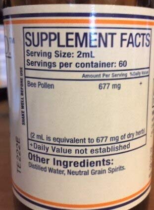 Pure Herbs Bee Pollen Liquid - 4 fl oz - image 2