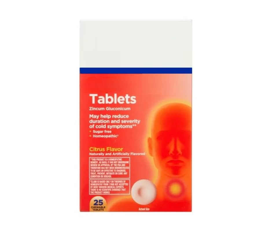 SEDLAV Fast Dissolve Zinc with Vitamin C Chewable Tablets - 150 Count