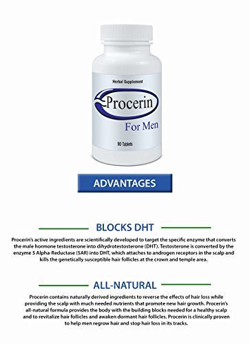 Marine Essentials Procerin For Men Hair Regrowth Supplement - 90 Tablets - image 5