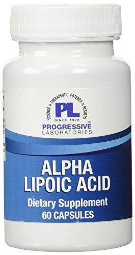 Progressive Laboratories Alpha Lipoic Acid Supplement - 60 Capsules