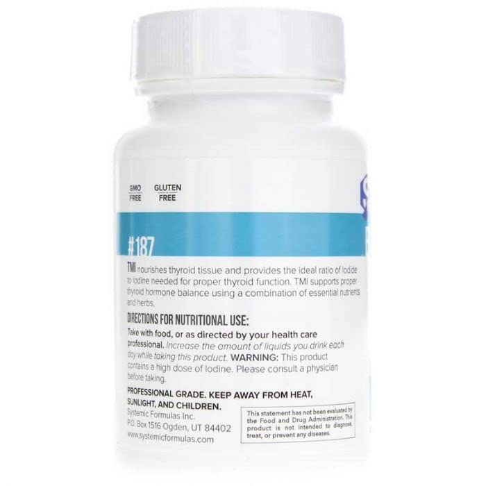 Bio Nutriment TMI Thyroid Metabolism Iodine Support - 60 Capsules - image 5