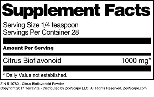 Terravita Citrus Bioflavonoid Powder (1 oz, ZIN: 519780)