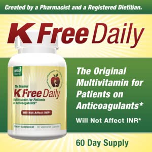 K Free Daily Multivitamin - No Vitamin K - 60 Capsules - image 5