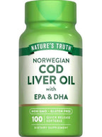 Nature's Truth Norwegian Cod Liver Oil - 100 Softgels