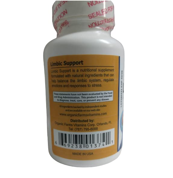 Organic Farms Vitamins Limbic Support - 60 Tablets - image 4