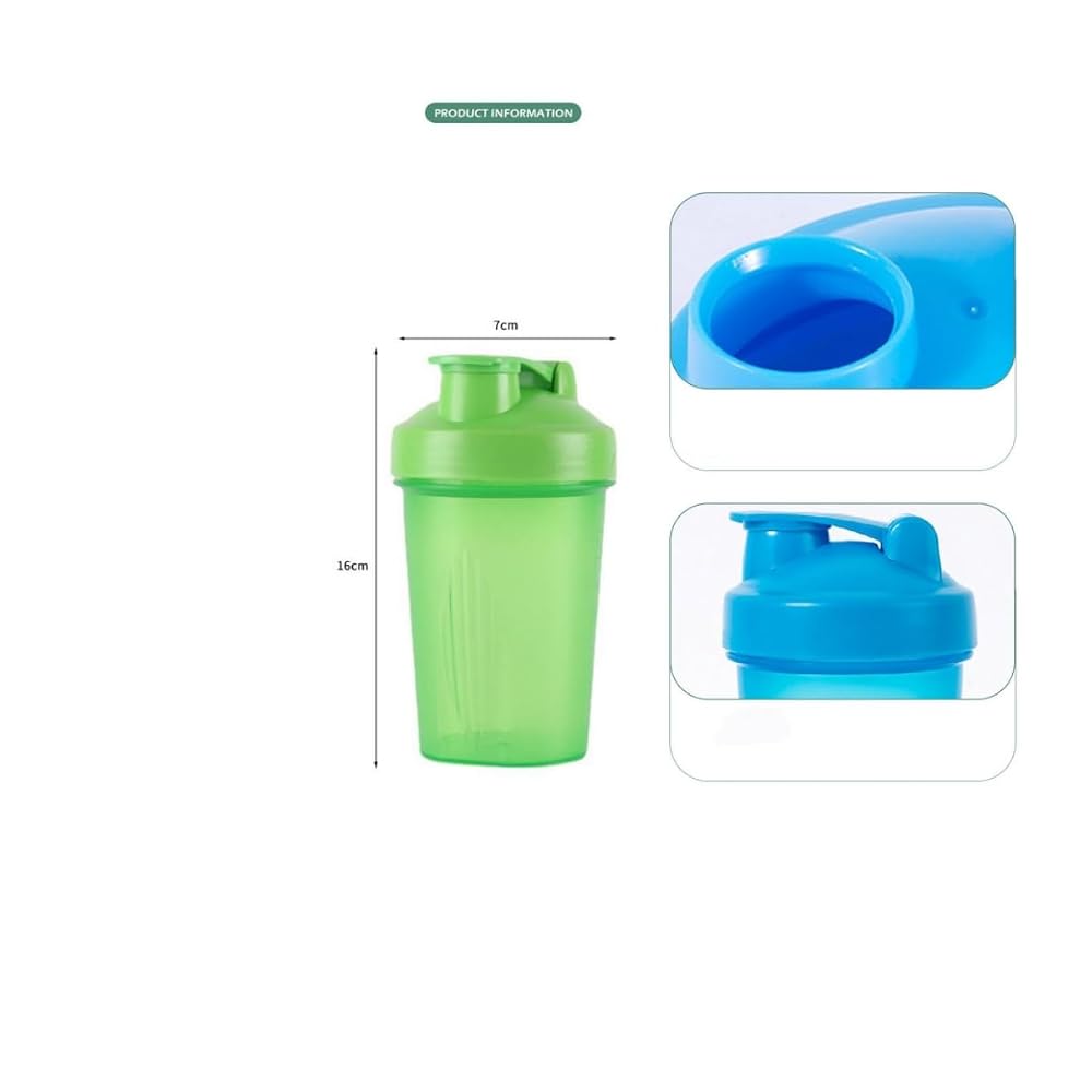 Cekaso Protein Shaker Bottle with Whisk Ball - 16 oz - image 5