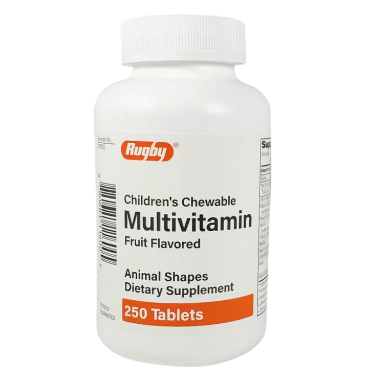 AmeriCan Goods Animal Shapes Children's Multivitamin Chewable - 250 Tablets