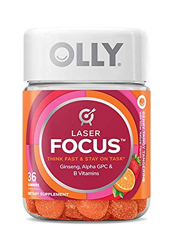 Olly Laser Focus Think & Stay on Task Gummies - 72 Count