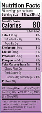 Medtrition ProSource ZAC Berry Energy Punch Protein Liquid - 4 Pack - image 2