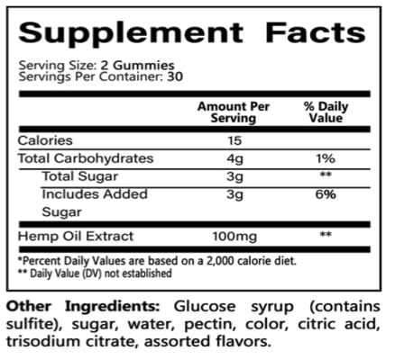 Xevich Nature's Leaf Hemp Gummies - 60 Gummies - image 2
