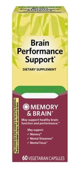 SEDLAV Brain Performance Memory Support - 60 Vegetarian Capsules