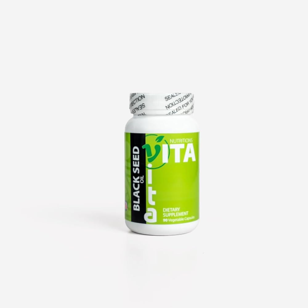 VitaVita Nutritions Black Seed Oil Dietary Supplement - 90 Vegetable Capsules