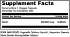 Amazing Formulas Biotin 10000 mcg Veggie Capsules