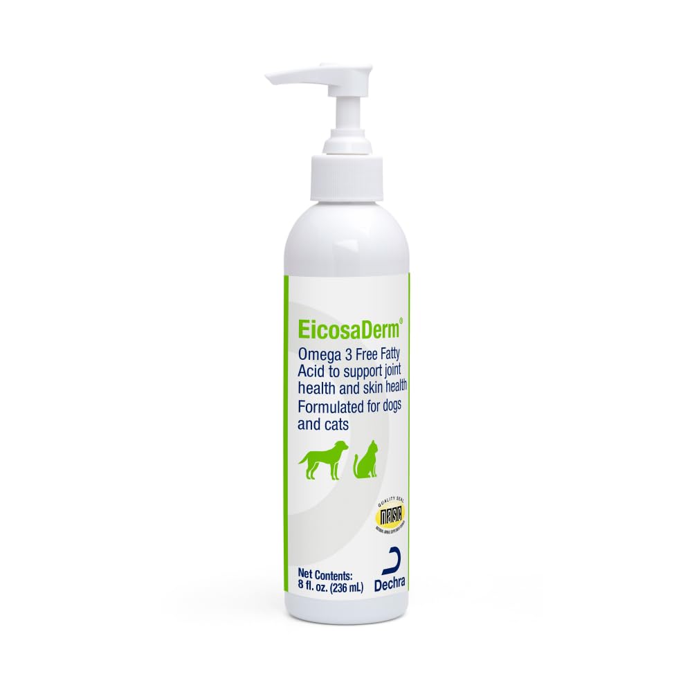 EicosaDerm Omega 3 Liquid for Dogs and Cats - 8 fl oz