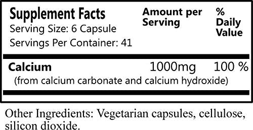 Daily Manufacturing Cal-II Yeast-Free Calcium Carbonate - 250 Capsules - image 2