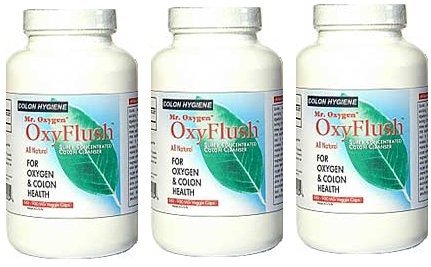 Mr. Oxygen OxyFlush Colon Cleanser - 3 Bottles