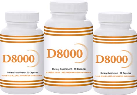 Natural Living Vitamin D3 8000 IU - 180 Softgels