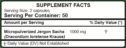 Hanan Jergon Sacha Immune Support - 200 Capsules - image 2