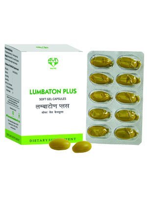 AVN Ayurveda Formulations Lumbaton Plus Softgels - 60 Capsules