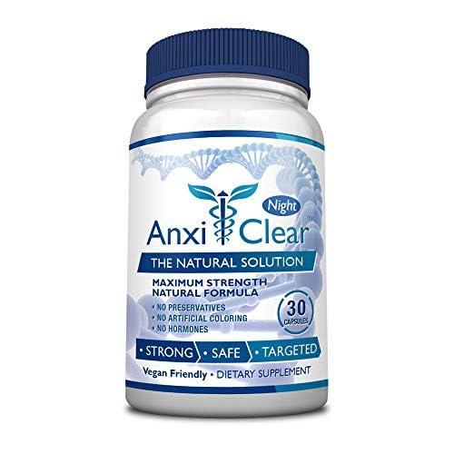 AnxiClear Night Capsules with 5-HTP & L-Theanine - 30 Capsules