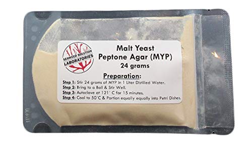 Seaweed Solution Laboratories Malt Yeast Peptone Agar for Mushrooms - 24g