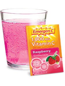 Alacer Emergen-C Raspberry Vitamin C Powder - 10 Packets