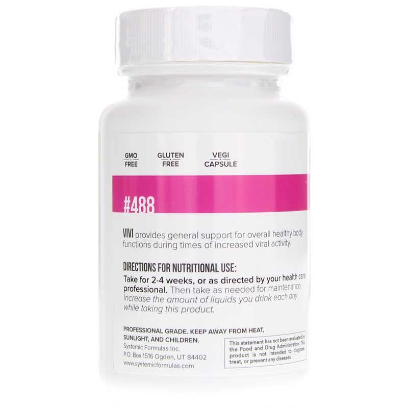 Systemic Formulas Bio Challenge #488 VIVI Virox Immune Support - 30 Capsules - image 3