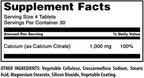 Amazing Formulas Calcium Citrate Supplement