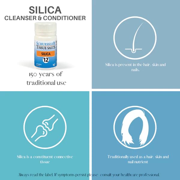 Schuessler Tissue Salts Silica Mineral Supplement - 100 Tablets - image 2