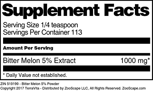 Terravita Bitter Melon 5% Powder - 4 oz - image 3