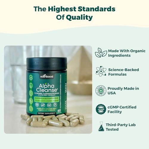 EdenBoost AlphaCleanse Liver Cleanse Detox & Repair - Milk Thistle - image 9