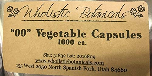 Wholistic Botanicals Size 00 Empty Vegetable Capsules - 1000 Count - image 5