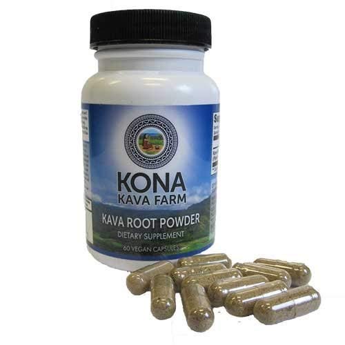 Kona Kava Farms 10% Kavalactone Kava Root Extract - 60 Capsules